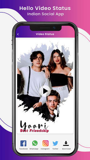 Hello Video Status - Indian Social App screenshot 5