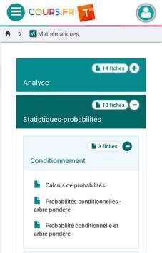 Cours.fr TES screenshot 2