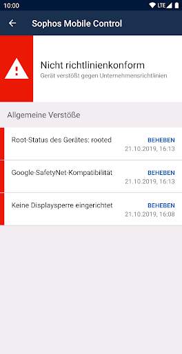 Sophos Mobile Control screenshot 4