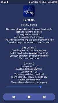 All Disney songs   lyrics screenshot 5