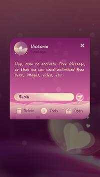 GO SMS DREAM OF LOVE THEME screenshot 4