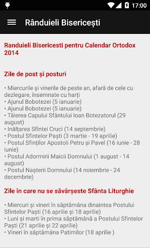 Calendar Ortodox screenshot 5
