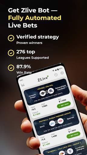 ZLive Live Betting Bot screenshot 1