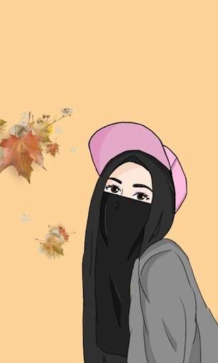 Hijab Cartoon Muslimah Wallpapers screenshot 3