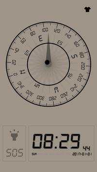 Alarm Clock Compass Flashlight screenshot 3