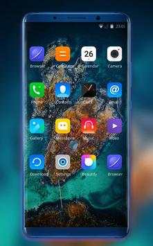 Launcher theme for samsung galaxy A8s screenshot 2