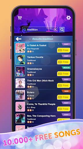 Real Piano Tiles - Magic Piano screenshot 1