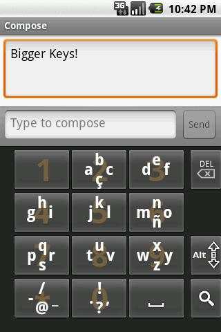 SlideType Keyboard स्क्रीनशॉट 1