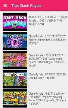 Video Tips Clash Royale screenshot 2
