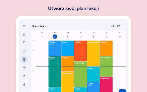Kalendarz Szkolny: Plan lekcji screenshot 8
