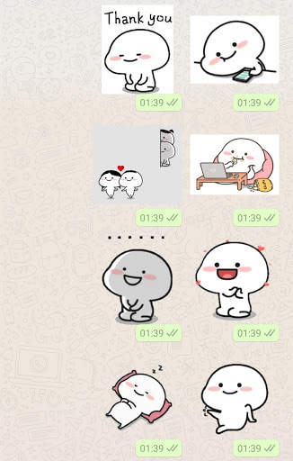 Quby Stickers for WhatsApp 2021 screenshot 7