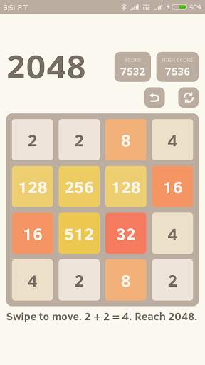 2048 Lite: No Ads, Faster, Lighter 2048 Game screenshot 3