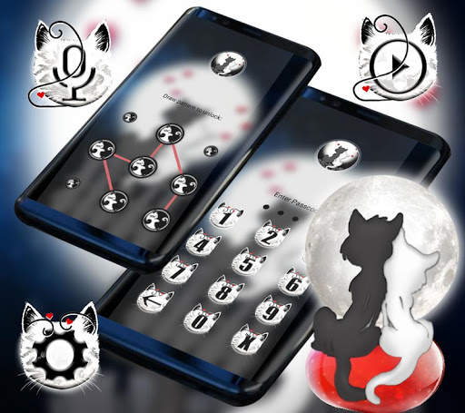 Cute Cat Love Launcher Theme screenshot 2