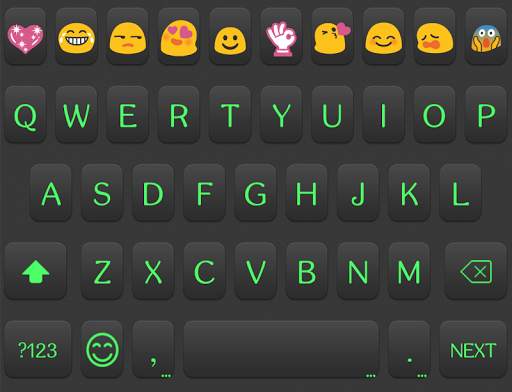 Magic Black Emoji Keyboard screenshot 4