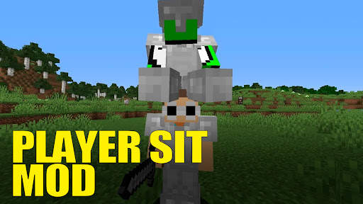 Sit Player Mod for Minecraft screenshot 1