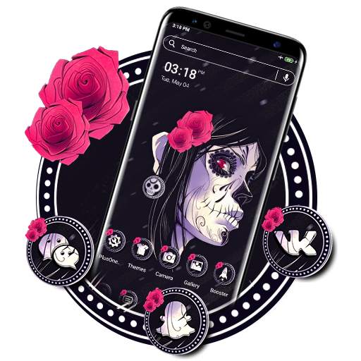 Zombie Girl Launcher Theme 1.0