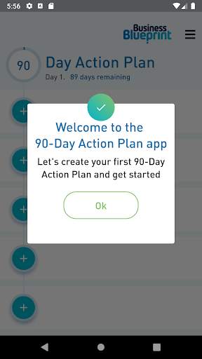 90 Day Action Plan screenshot 2