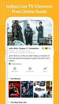 Indian Live TV Channels Free screenshot 3