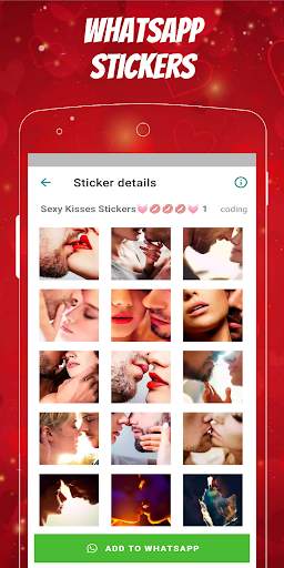 Romantic Kiss Stickers for WA screenshot 3