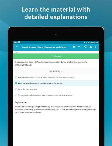 Certification Guide for Health Ed Specialist скриншот 7