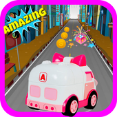 Robot Car Amber Racing icon