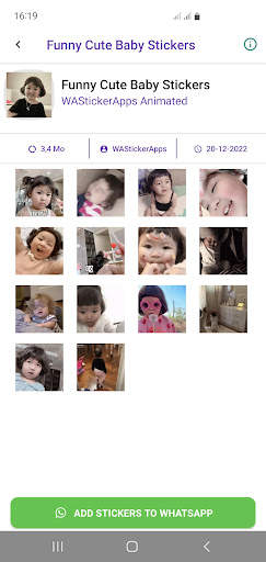 Animated Funny Cute Baby screenshot 3
