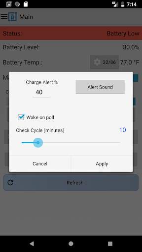 Battery Alert 40-80 Lite screenshot 4
