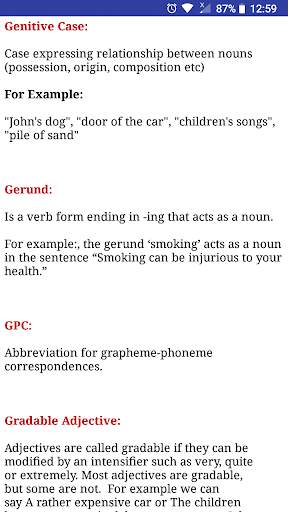 English Grammar Terms screenshot 5