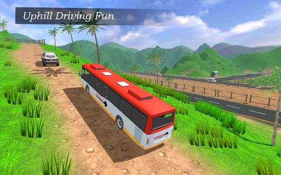 Hill Bus Driving Simulator 3D screenshot 2