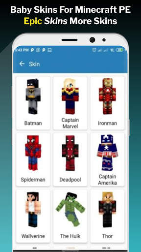 Baby Skins for Minecraft PE screenshot 1