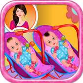 Twins Caring - Baby Games logo