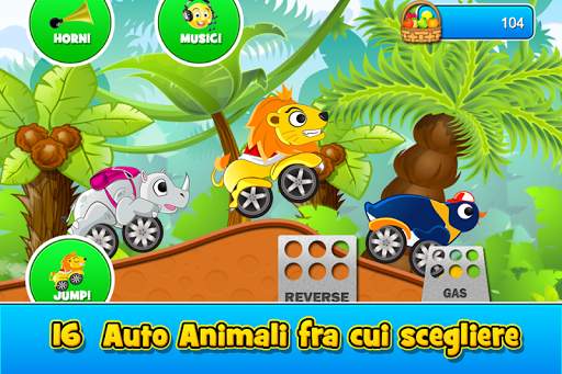 Animal Cars Kids Racing Game screenshot 2