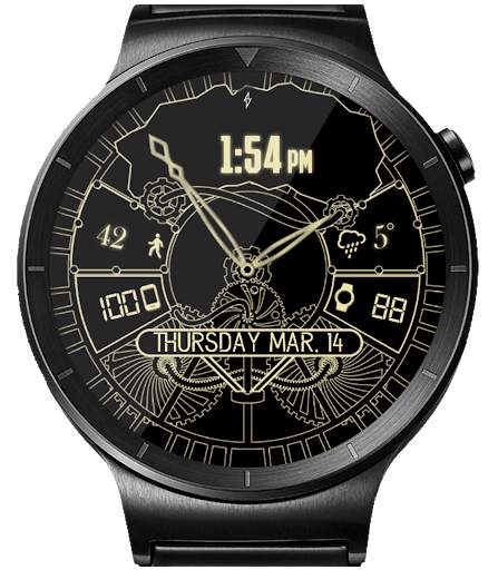 Steam Punk HD Watch Face Widget & Live Wallpaper screenshot 18