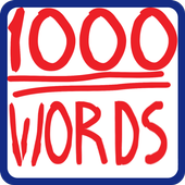 1000 words icon