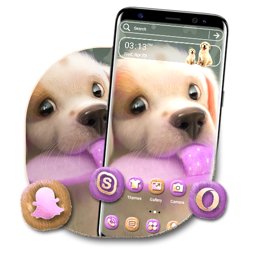 Cute Puppy Launcher Theme icon