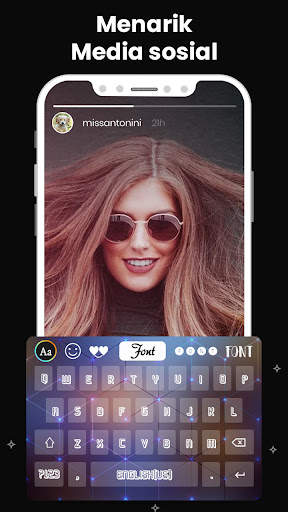 Font keyboard: Fonts stiker screenshot 4