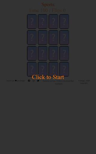 Memory Game - Sports screenshot 9