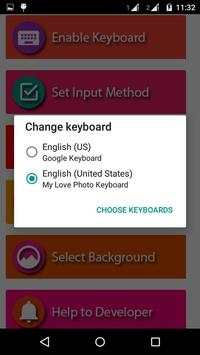 My Love Photo Keyboard screenshot 2