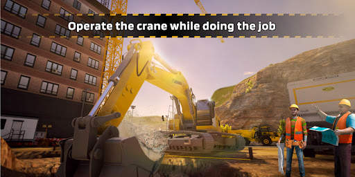 Heavy Excavator - Real Crane Driving Simulator 3D screenshot 2