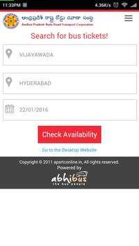 APSRTC Online screenshot 1