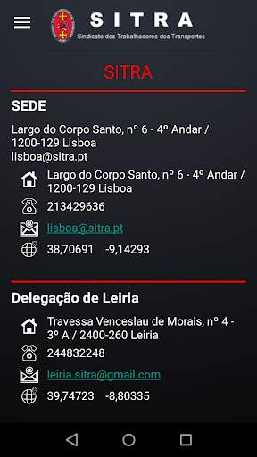Versão Antiga SITRA Mobile screenshot 4