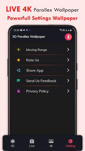 3D Parallax Wallpaper-Live Wallpapers,4K Wallpaper screenshot 5