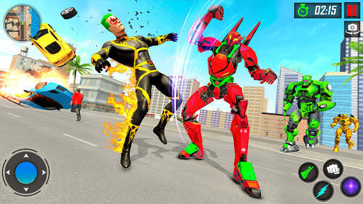 Robot VS Superhero Fighting Game screenshot 2