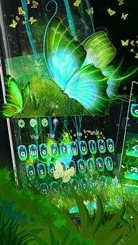 Starry Magical Forest Butterfly Keyboard screenshot 1