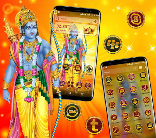 Lord Ram Launcher Theme screenshot 1