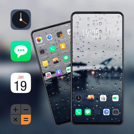 Rain drops HD Wallpapers glass city theme Find X screenshot 3