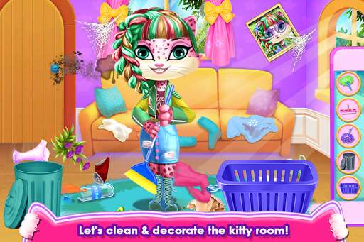 Fluffy Kitty Hair Salon 6 تصوير الشاشة