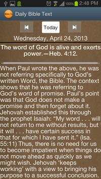 JW Daily Bible Text screenshot 5