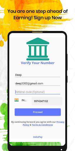 India Pay - refer and earn स्क्रीनशॉट 2