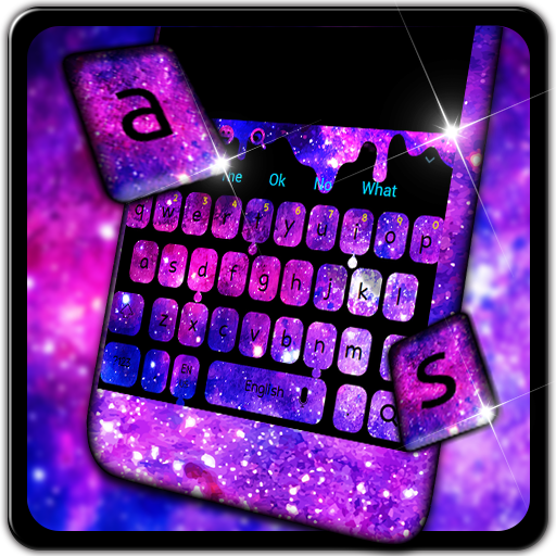 Melting Liquid Galaxy Keyboard Theme icon